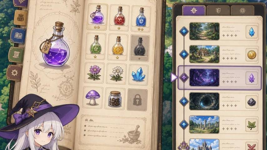 魔女秘药 剧情RPG 演示图 1